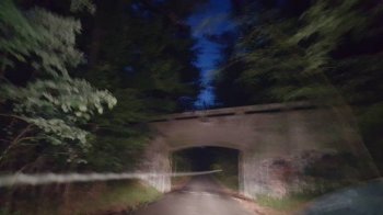 Haunted Crawford Road in Yorktown Virginia, February 2016