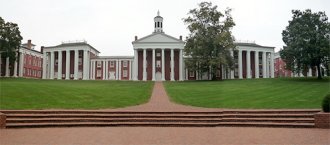 Iconic structures of Washington and Lee University in Lexington, Virginia. ©Bobak Ha'Eri