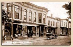 Richmond, Vermont Bridge Street circa 1906