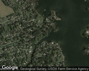 Satellite Image of Virginia Beach, VA, USA