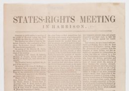 States-Rights satisfying in Harrison [County], April 1861