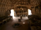 Powhatan longhouses