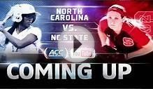 LIVE! ACC Softball | North Carolina vs. North Carolina