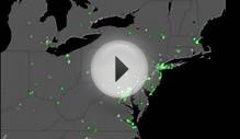 Virginia quake resulted in 5,500 tweets per second, map