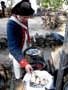 Yorktown Victory Center camp rations